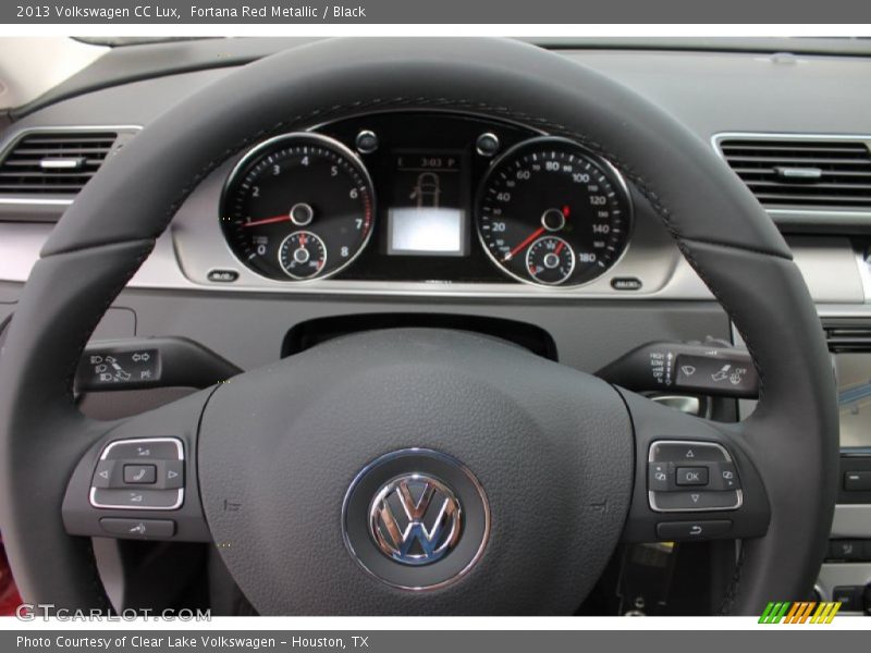 Fortana Red Metallic / Black 2013 Volkswagen CC Lux