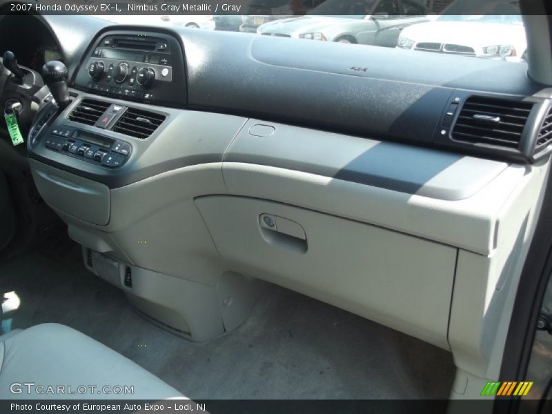 Nimbus Gray Metallic / Gray 2007 Honda Odyssey EX-L