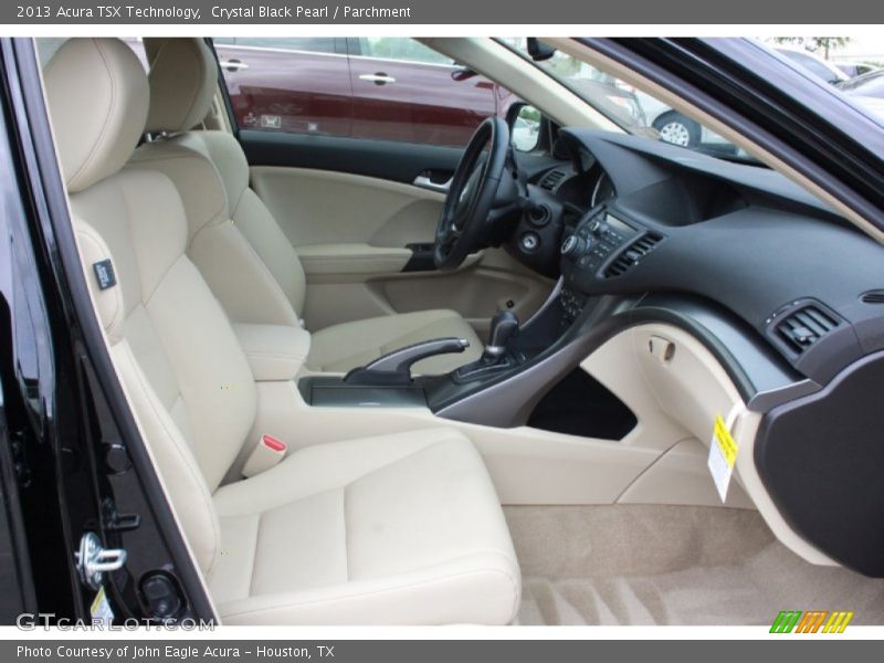 Crystal Black Pearl / Parchment 2013 Acura TSX Technology