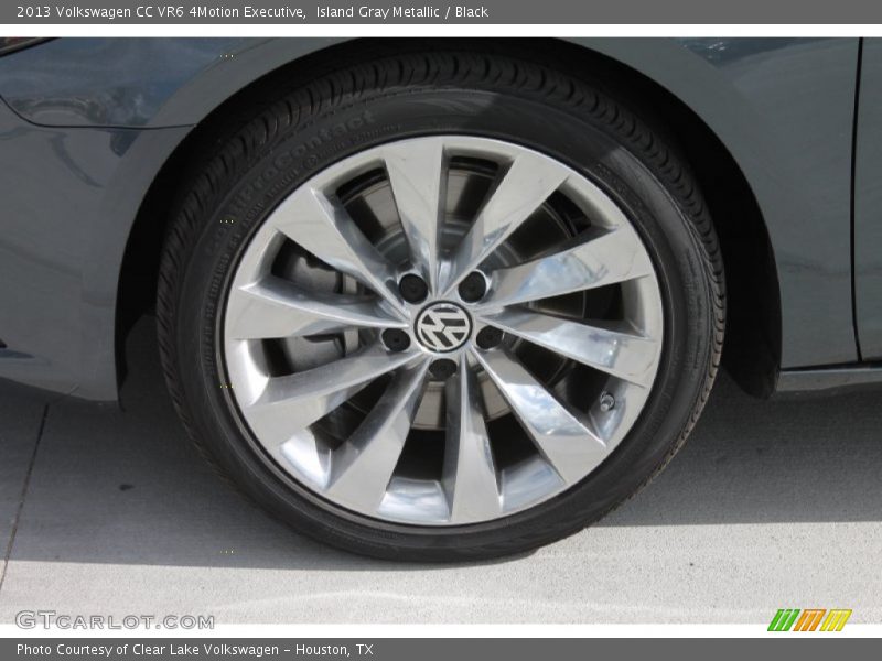 Island Gray Metallic / Black 2013 Volkswagen CC VR6 4Motion Executive