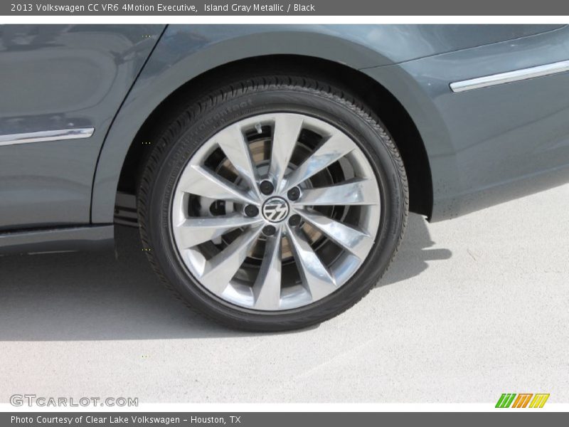 Island Gray Metallic / Black 2013 Volkswagen CC VR6 4Motion Executive