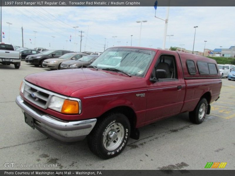 Toreador Red Metallic / Medium Graphite 1997 Ford Ranger XLT Regular Cab