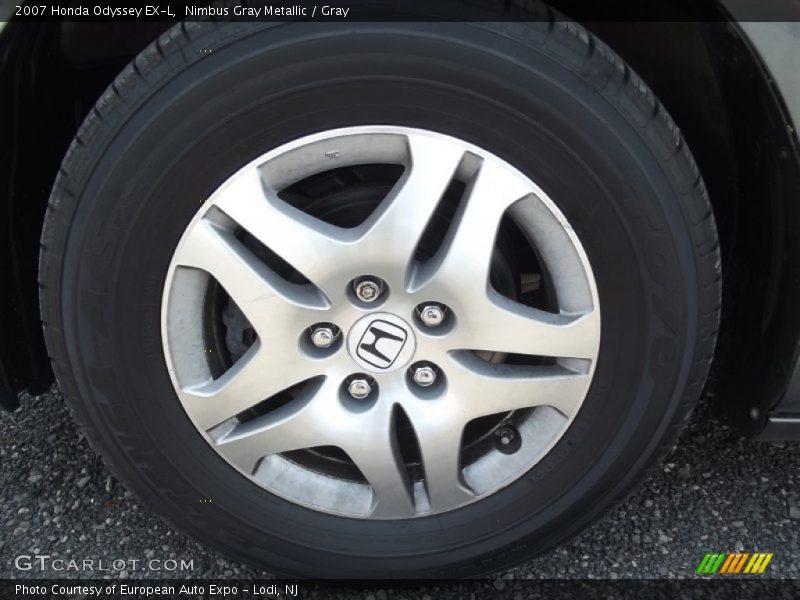 Nimbus Gray Metallic / Gray 2007 Honda Odyssey EX-L