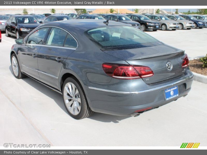 Island Gray Metallic / Black 2013 Volkswagen CC VR6 4Motion Executive