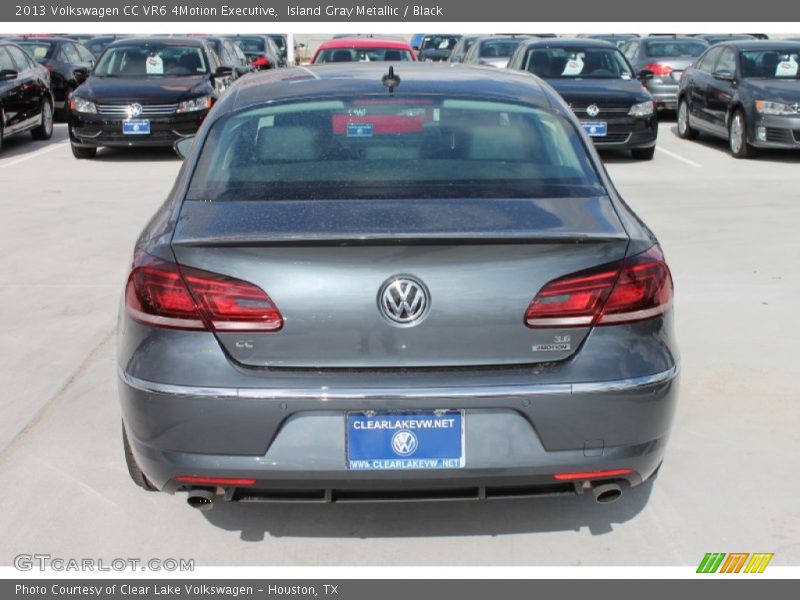Island Gray Metallic / Black 2013 Volkswagen CC VR6 4Motion Executive