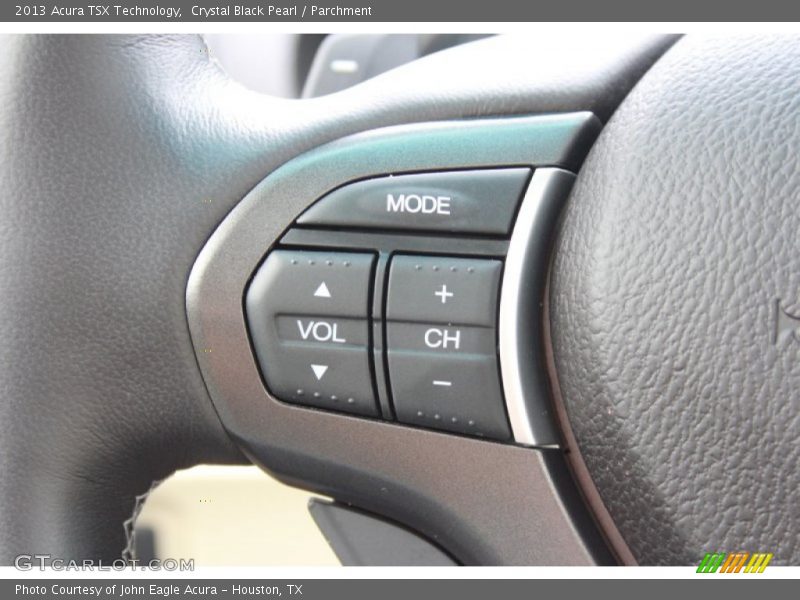 Crystal Black Pearl / Parchment 2013 Acura TSX Technology