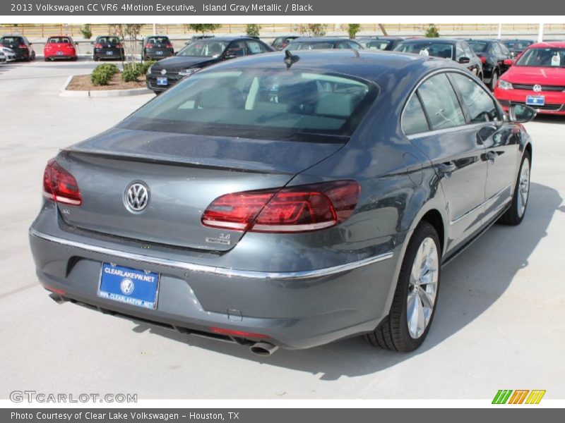 Island Gray Metallic / Black 2013 Volkswagen CC VR6 4Motion Executive