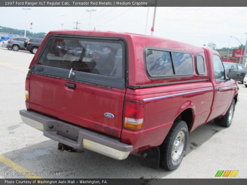 Toreador Red Metallic / Medium Graphite 1997 Ford Ranger XLT Regular Cab