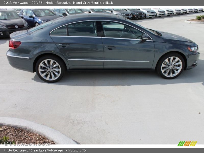 Island Gray Metallic / Black 2013 Volkswagen CC VR6 4Motion Executive