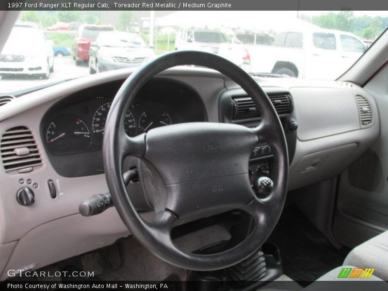 Toreador Red Metallic / Medium Graphite 1997 Ford Ranger XLT Regular Cab