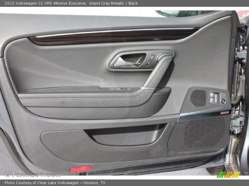 Island Gray Metallic / Black 2013 Volkswagen CC VR6 4Motion Executive