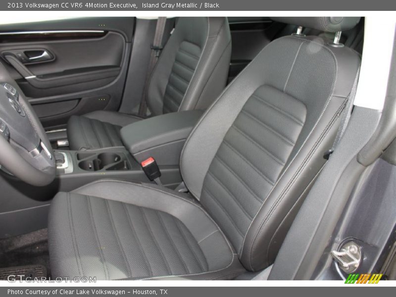 Island Gray Metallic / Black 2013 Volkswagen CC VR6 4Motion Executive