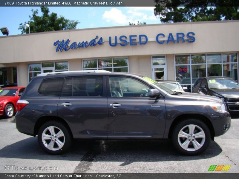 Magnetic Gray Metallic / Ash 2009 Toyota Highlander Limited 4WD