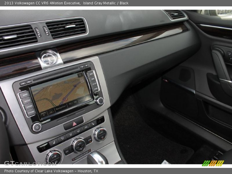 Island Gray Metallic / Black 2013 Volkswagen CC VR6 4Motion Executive