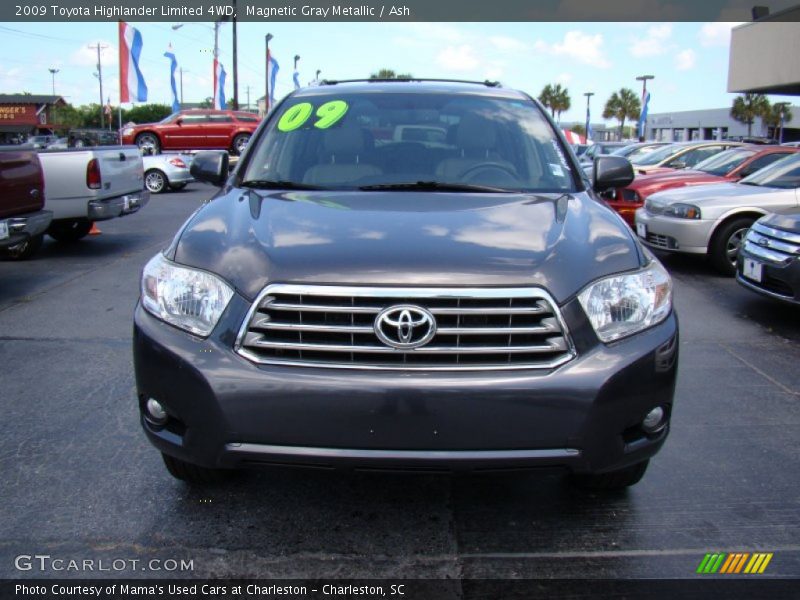 Magnetic Gray Metallic / Ash 2009 Toyota Highlander Limited 4WD
