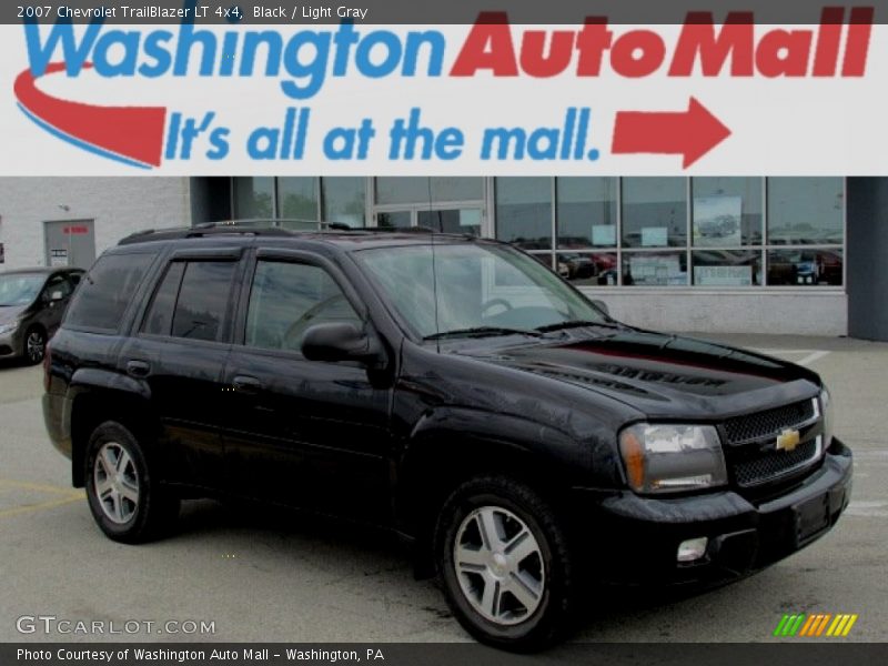 Black / Light Gray 2007 Chevrolet TrailBlazer LT 4x4