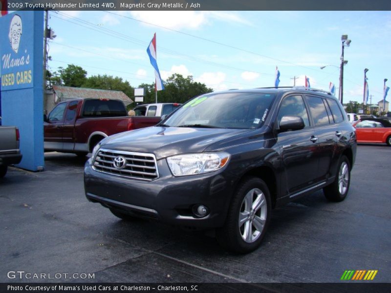 Magnetic Gray Metallic / Ash 2009 Toyota Highlander Limited 4WD