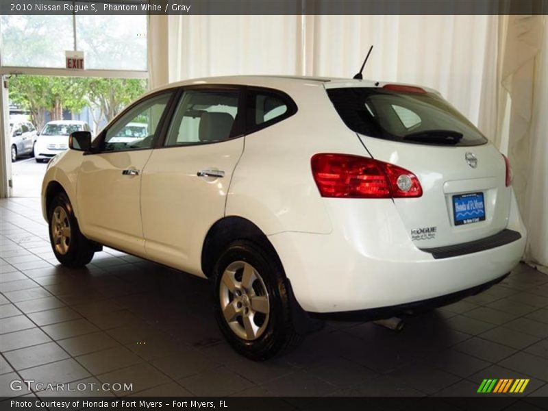 Phantom White / Gray 2010 Nissan Rogue S