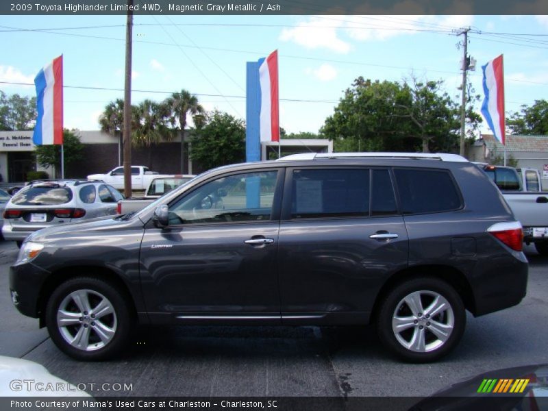 Magnetic Gray Metallic / Ash 2009 Toyota Highlander Limited 4WD