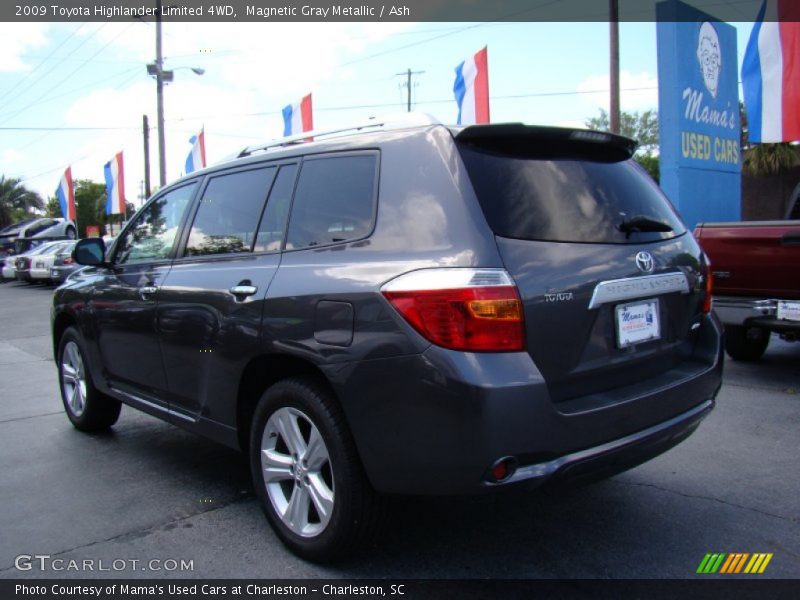 Magnetic Gray Metallic / Ash 2009 Toyota Highlander Limited 4WD