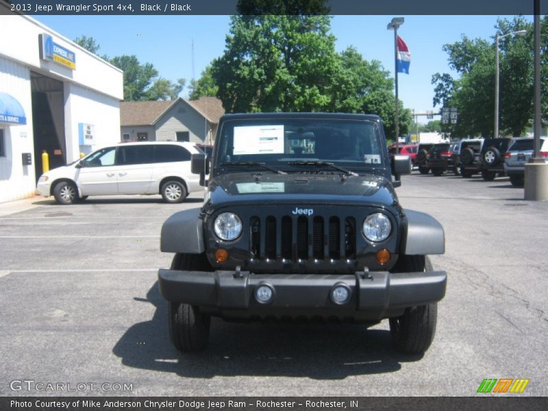 Black / Black 2013 Jeep Wrangler Sport 4x4