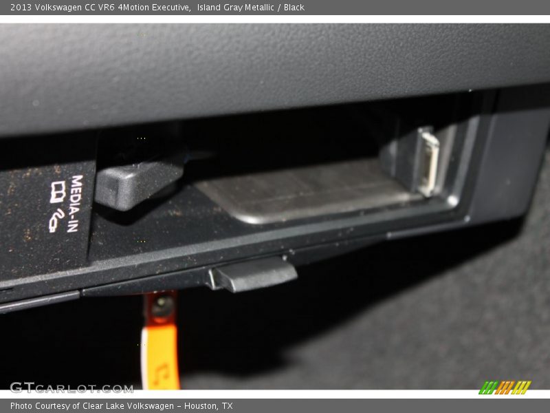 Island Gray Metallic / Black 2013 Volkswagen CC VR6 4Motion Executive