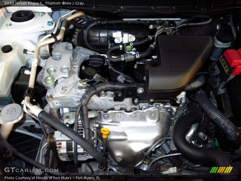 Phantom White / Gray 2010 Nissan Rogue S