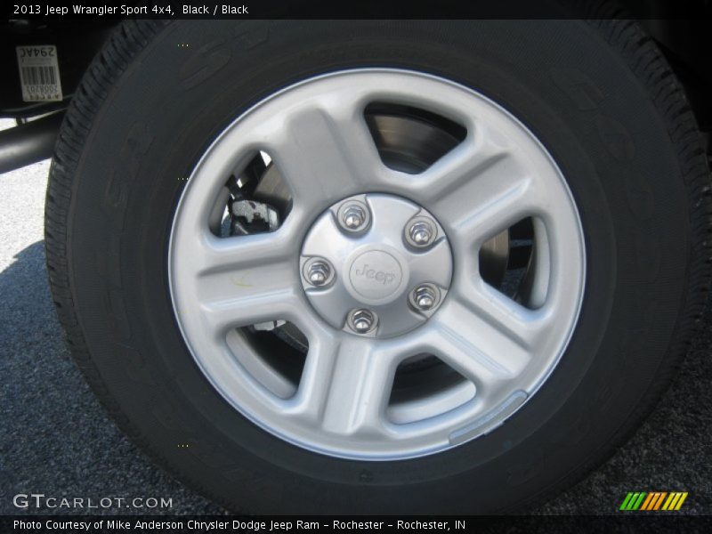 Black / Black 2013 Jeep Wrangler Sport 4x4