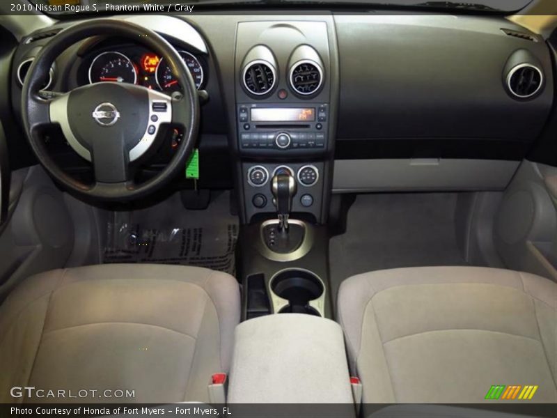 Phantom White / Gray 2010 Nissan Rogue S