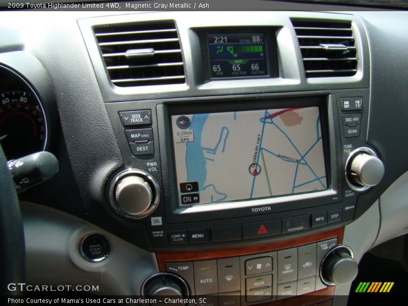 Magnetic Gray Metallic / Ash 2009 Toyota Highlander Limited 4WD