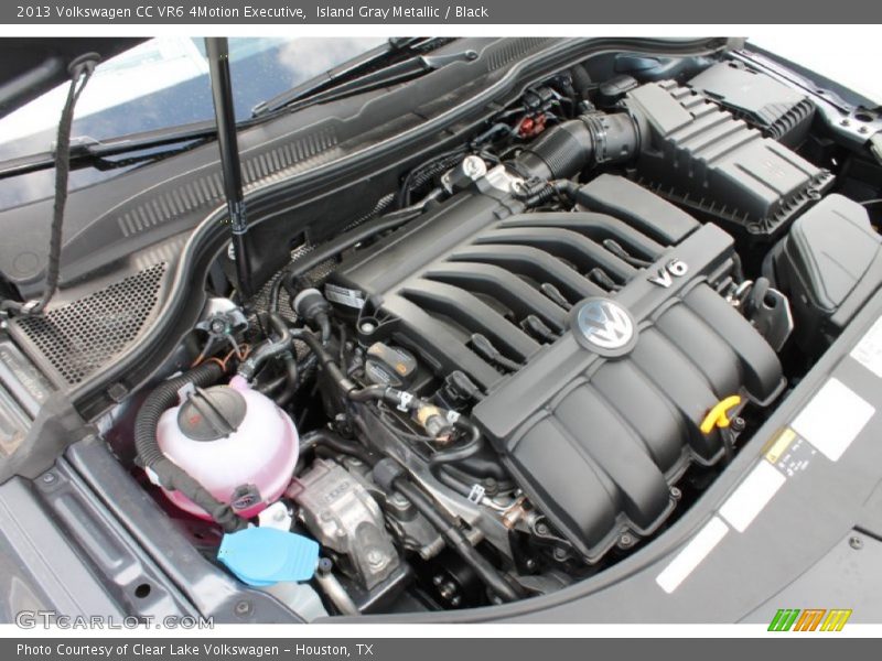 Island Gray Metallic / Black 2013 Volkswagen CC VR6 4Motion Executive