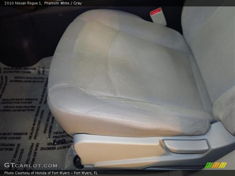 Phantom White / Gray 2010 Nissan Rogue S
