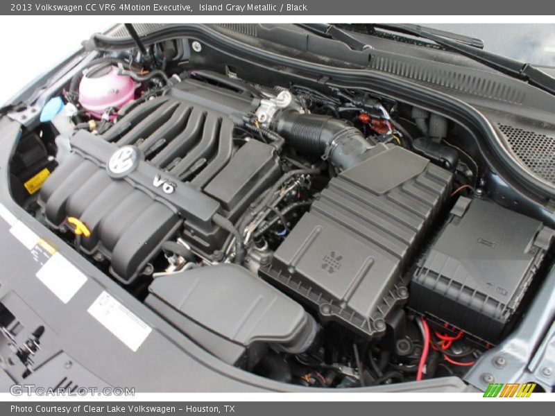Island Gray Metallic / Black 2013 Volkswagen CC VR6 4Motion Executive