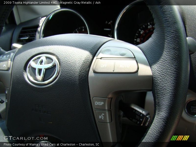 Magnetic Gray Metallic / Ash 2009 Toyota Highlander Limited 4WD
