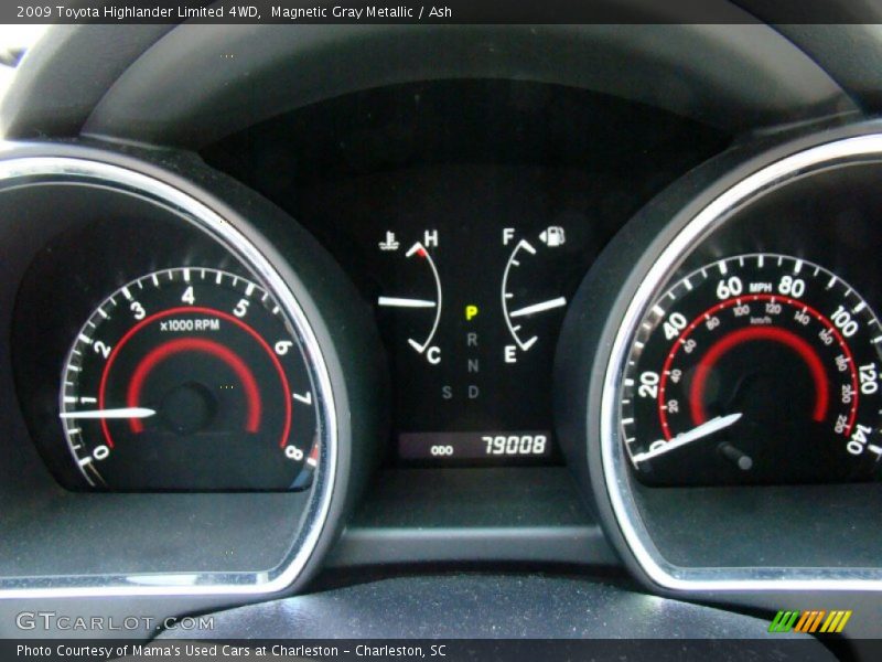Magnetic Gray Metallic / Ash 2009 Toyota Highlander Limited 4WD