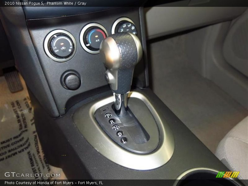 Phantom White / Gray 2010 Nissan Rogue S
