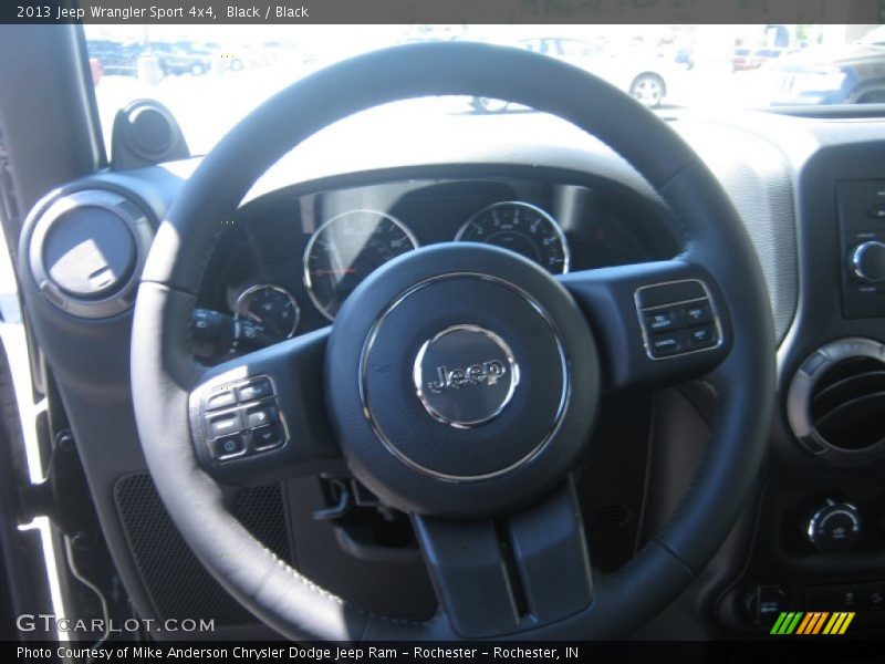 Black / Black 2013 Jeep Wrangler Sport 4x4