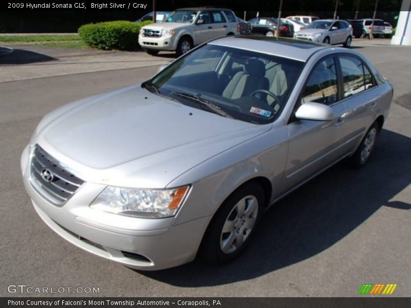 Bright Silver / Gray 2009 Hyundai Sonata GLS