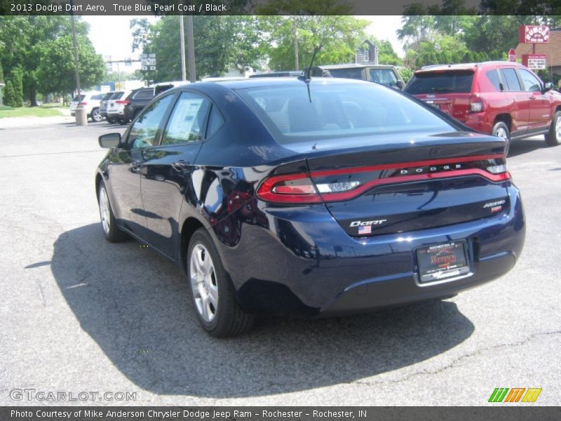 True Blue Pearl Coat / Black 2013 Dodge Dart Aero