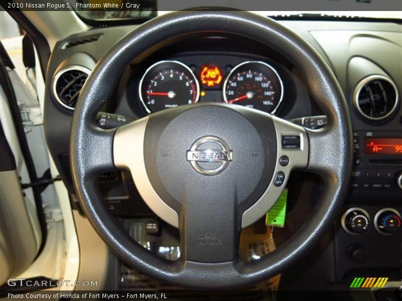 Phantom White / Gray 2010 Nissan Rogue S