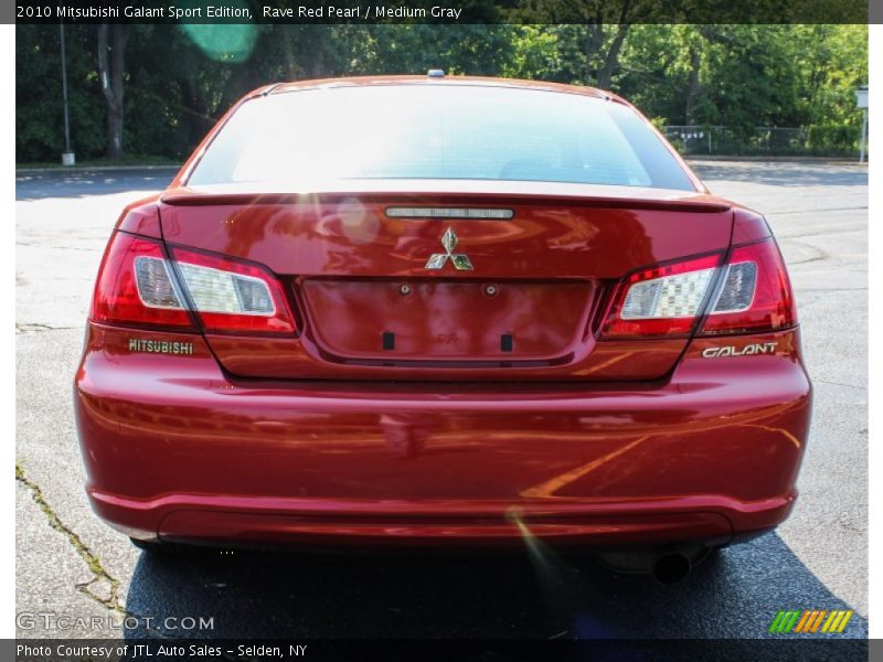 Rave Red Pearl / Medium Gray 2010 Mitsubishi Galant Sport Edition