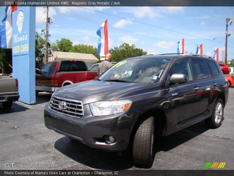 Magnetic Gray Metallic / Ash 2009 Toyota Highlander Limited 4WD