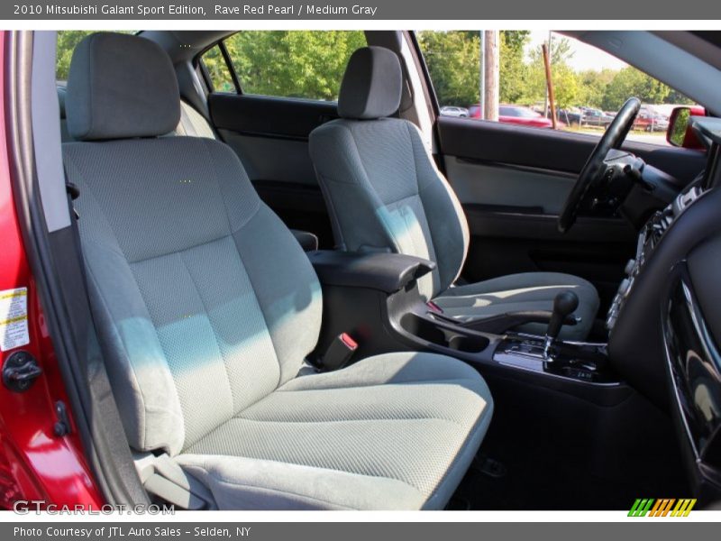 Rave Red Pearl / Medium Gray 2010 Mitsubishi Galant Sport Edition