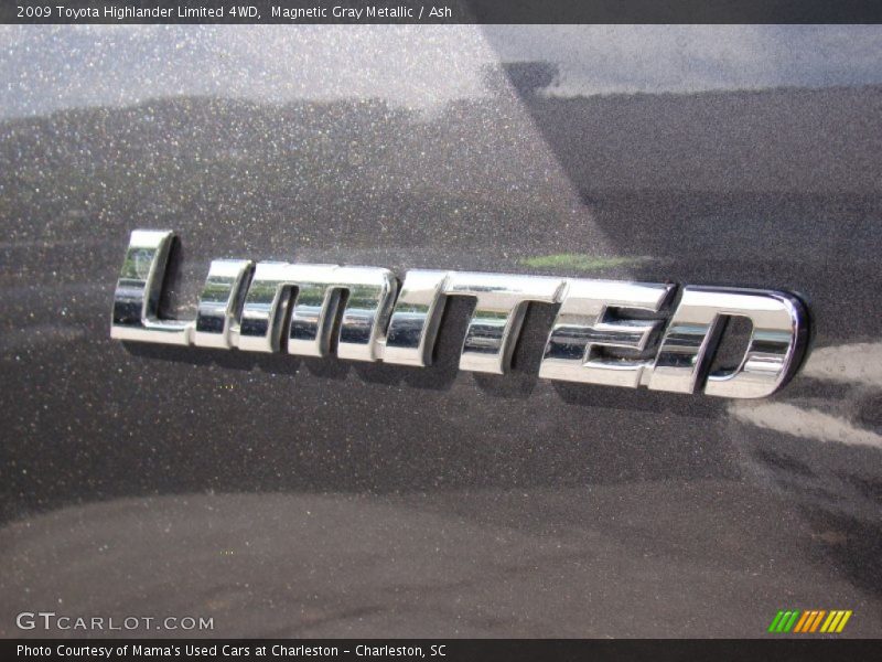 Magnetic Gray Metallic / Ash 2009 Toyota Highlander Limited 4WD