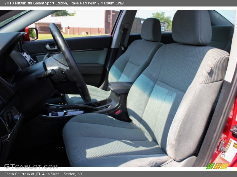 Rave Red Pearl / Medium Gray 2010 Mitsubishi Galant Sport Edition