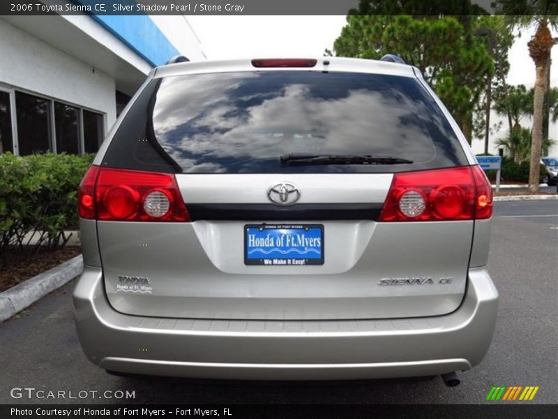 Silver Shadow Pearl / Stone Gray 2006 Toyota Sienna CE