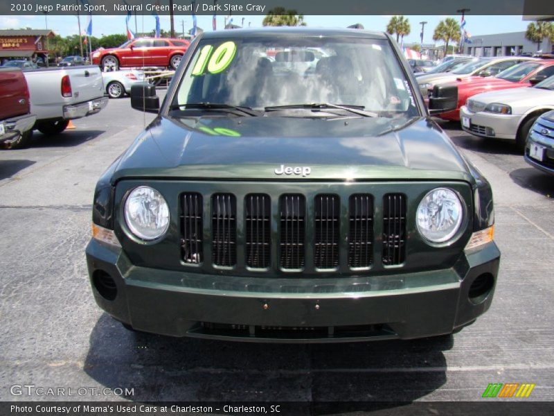 Natural Green Pearl / Dark Slate Gray 2010 Jeep Patriot Sport