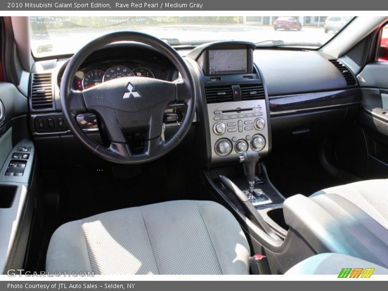 Rave Red Pearl / Medium Gray 2010 Mitsubishi Galant Sport Edition