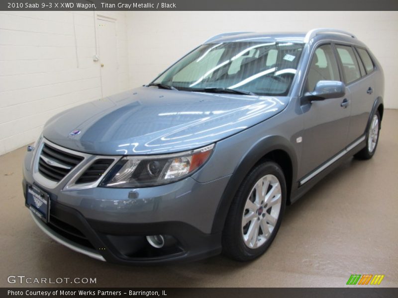 Titan Gray Metallic / Black 2010 Saab 9-3 X XWD Wagon