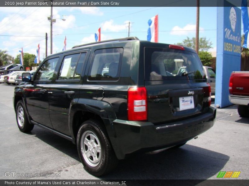 Natural Green Pearl / Dark Slate Gray 2010 Jeep Patriot Sport